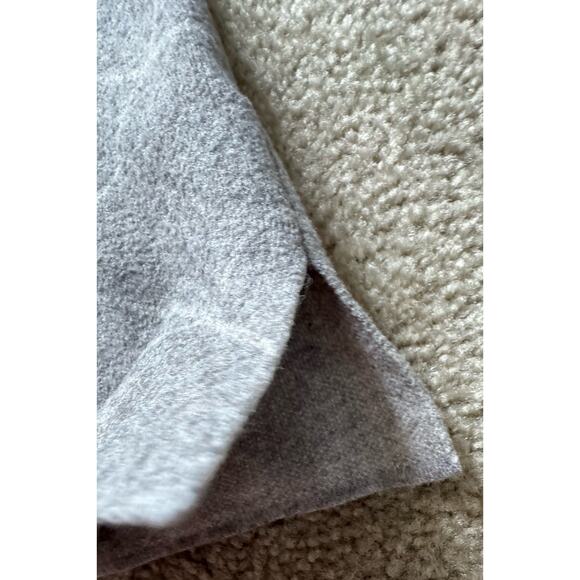 Cynthia Rowley Smart Heather Grey White Checked Soft Knit Jumper Women's Large - Picture 5 of 7